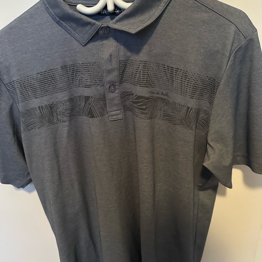 Travis Mathew Charcoal Polo Shirt
